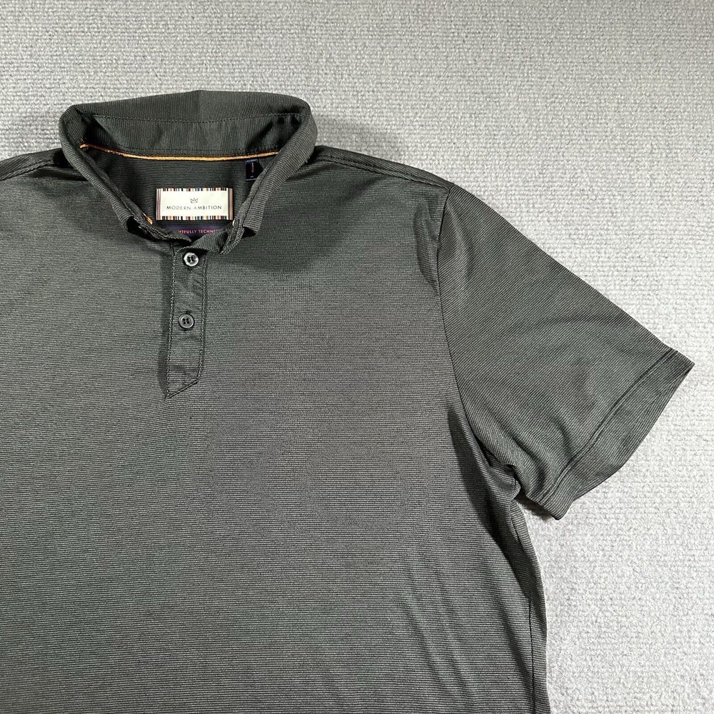 Modern Ambition Delightfully Technical Medium Performance Golf Polo Shirt Mens‎